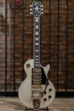 Gibson Custom Shop Murphy Lab 1957 Les Paul Custom 3-PU w / Bigsby Ultra Light Aged / Polaris White 2024_2