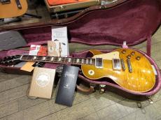 Gibson Custom Shop 60th Anniversary 1959 Les Paul Standard Tom Murphy Aged Green Lemon Fade_11