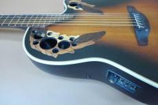 Ovation U.S.A 1768 Elite Sunburst　/ Deep Bowl Cutaway Body・Original Peg・Spruce Top・Lyrachord Back・ Pre-amp OP-24 【With Soft Hard Case】 1991年製_13