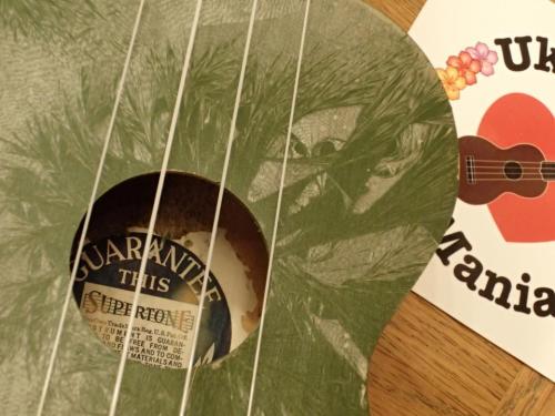 Supertone Prototype Green Duco® Finish Mahogany Soprano Ukulele #1024