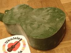 Supertone Prototype Green Duco® Finish Mahogany Soprano Ukulele #1024_4