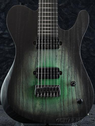 HAPAS GUITARS 【夏のボーナスセール】Sludge 727 -Green to Blackburst-【3.53kg】【7弦】【Made In Germany】