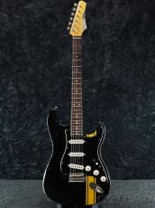 John Cruz Custom Guitars 【夏のボーナスセール】Premier Fifty Crossville ST "Eire" -Onyx Black with Yellow Stripe- 2022USED!!_2