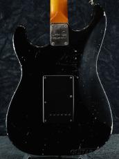 John Cruz Custom Guitars 【夏のボーナスセール】Premier Fifty Crossville ST "Eire" -Onyx Black with Yellow Stripe- 2022USED!!_3