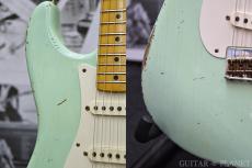 Fender Custom Shop MBS 1956 Stratocaster Relic Hardtail -Faded/Aged Surf Green- by Todd Krause 2024USED!!_7