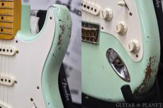 Fender Custom Shop MBS 1956 Stratocaster Relic Hardtail -Faded/Aged Surf Green- by Todd Krause 2024USED!!_8
