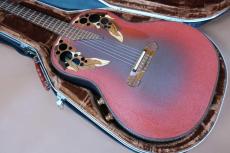 Ovation Super Adamas 1687-2 / Red・Deep Bowl・Non Cutaway・Adamas Epaulet・Under Finish Clear guard・Graphite Top・Lyrachord Back・Wood knob・mono out 【With Original Braun Hard Case Case Cover】 1979年製_2