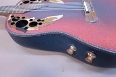 Ovation Super Adamas 1687-2 / Red・Deep Bowl・Non Cutaway・Adamas Epaulet・Under Finish Clear guard・Graphite Top・Lyrachord Back・Wood knob・mono out 【With Original Braun Hard Case Case Cover】 1979年製_12