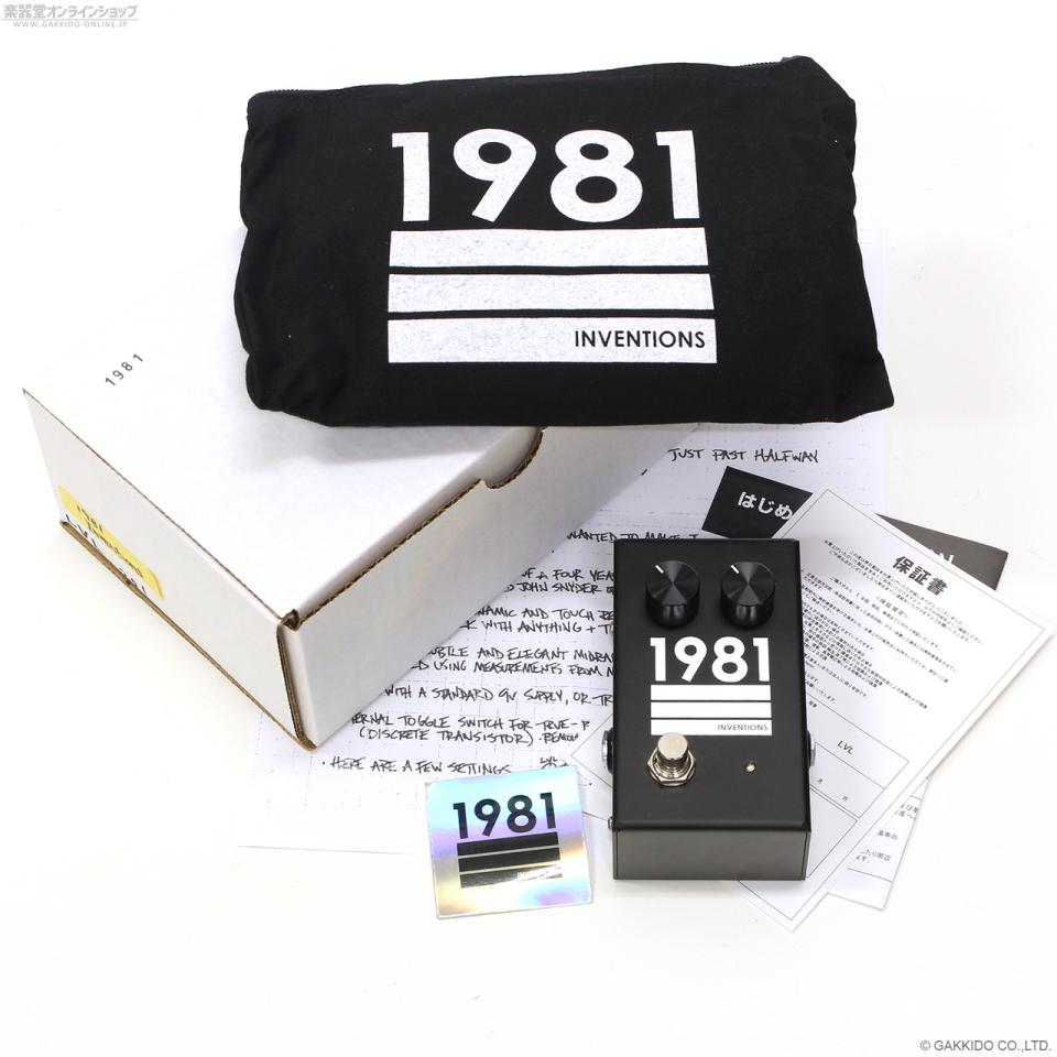 1981 Inventions LVL 新品 1287203 1981 Inventions【楽器検索｜Jギター】