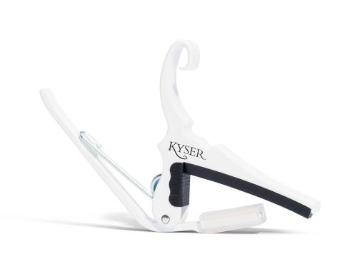 Kyser KG6WA White カポタスト アコースティックギター用 ホワイトKG6