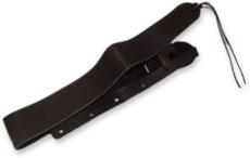 K.Yairi KYS-2800/60mm BLK ギターストラップ 本革 ブラック 黒