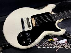 Gibson Joan Jett Signature Melody Maker 2009 Worn White Aged Satin /Medium Scale w/Burstbucker PU 2.96kg "No-Frills Rock"_4