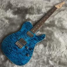 TOM ANDERSON Top T Quilted Maple Bora Bora Blue with Binding Custom Order【極上キルトトップ】【現物画像】_2