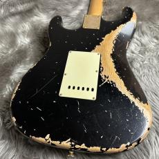 FREEDOM CUSTOM GUITAR RESEARCH O.S. Retro Series ST / Black (Played Finish)【現物画像】_4