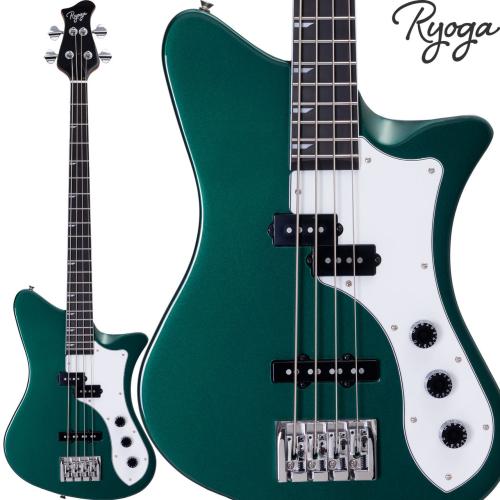 RYOGA SKATER-BASS Deep Forest Green エレキベース PJタイプ ベイクドメイプルネック ディープグリーン