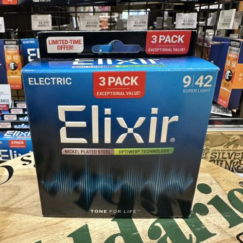 Elixir #16566【3パックボーナスセット】 NANOWEB 09-42