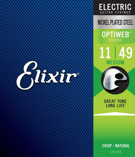 Elixir OPTIWEB 11-49 ミディアム #19102エレキギター弦