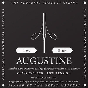 Augustine BLACK/SET クラシックギター弦 CLASSIC/BLACK 028-0435