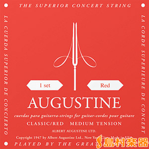Augustine RED/SET クラシックギター弦 CLASSIC/RED 028-0425