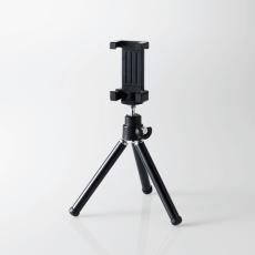 ELECOM P-STALBK ブラック スマートフォン用コンパクト三脚 2段伸縮タイプ
