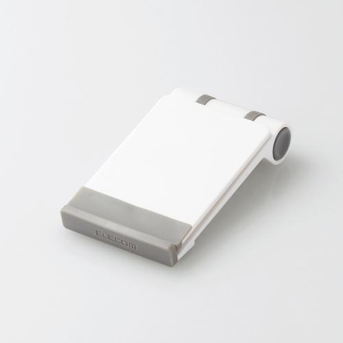 ELECOM P-DSCMPWH ホワイト スマホ用スタンド コンパクト
