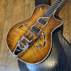 Taylor 35th Anniversary XXXV T3B-K Feathered KOA Top with Bigsby_11