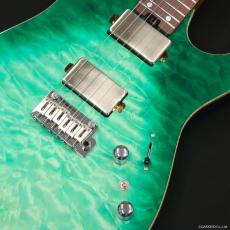 Soloking MS-1 Custom 24HH QMT TQWSF(Turquoise Wakesurf)_9