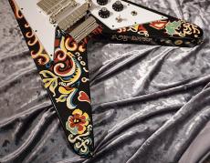 Epiphone Inspired by Gibson Custom【NEW】 Jimi Hendrix "Love Drops" Flying V #24121525052 [3.45kg] [ジミ・ヘンドリックス]_8