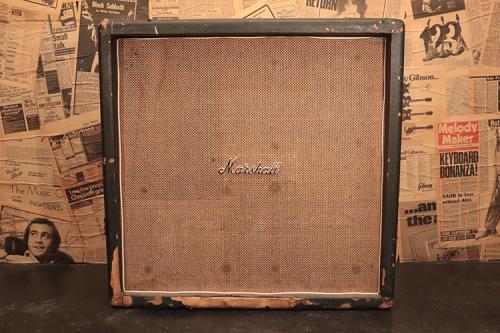 Marshall 1969 1960B 4x12 Cainet "Salt & Pepper Saran with Celestion G12H Speaker"
