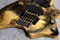 Tobon Guitars Custom Order Model TG053 6st Backeye Burl Top Black Burst 【コロンビア製】【6弦仕様】【ヘッドレス】_3