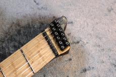 Tobon Guitars Custom Order Model TG053 6st Backeye Burl Top Black Burst 【コロンビア製】【6弦仕様】【ヘッドレス】_8