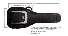 mono Classic Acoustic/Dreadnought Guitar Case, Black M80-AD-BLK【アコギ(ドレットノート)用ギグバッグ】_7