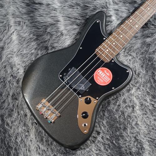 Squier Affinity Series Jaguar Bass Charcoal Frost Metallic