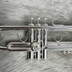 Bach 180ML37SP イエローブラス・シルバー仕上げ B♭ トランペット 【37ベル】　吹奏楽_3
