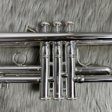 Bach 180ML37SP イエローブラス・シルバー仕上げ B♭ トランペット 【37ベル】　吹奏楽_7