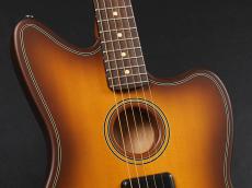 Fender Acoustasonic Standard Jazzmaster ~Honey Burst~_4