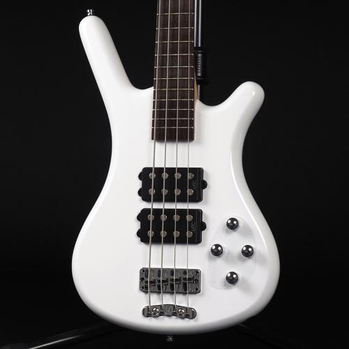 Warwick Rock Bass Corvette $$ 4st ~Solid White High Polish~