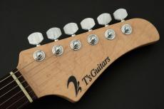T's DST-Pro 24 Master Grade Quilt Maple w/Bird's Eye Maple Neck -Trans Blue Denim-_6