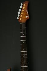 T's DST-Pro 24 5A Flame Maple -Vintage Honey Burst / Steps Black Matt Back-_5