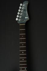 T's DST-Pro 24 5A Flame Maple -Trans Blue Denim / Steps White Matt Back-_4