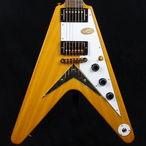 Epiphone Inspired by Gibson Custom 1958 Korina Flying V Aged Natural ★盛夏SALE☆