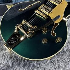 Gretsch Broadkaster LX Center Block with String-Thru Bigsby and Gold Hardware Cadillac Green_5