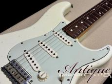 Fender Custom Shop MBS 1960 Stratocaster 2006 Olympic White Relic /Virgin Solder & Full-Original w/Original White Tolex Case Built by Greg Fessler "Brazilian Limited Release"_7