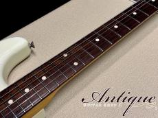 Fender Custom Shop MBS 1960 Stratocaster 2006 Olympic White Relic /Virgin Solder & Full-Original w/Original White Tolex Case Built by Greg Fessler "Brazilian Limited Release"_8
