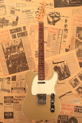 Fender 1967 Custom Telecaster "Original Firemist Gold Metallic with White Binding Body"