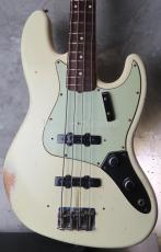 Fender Custom Shop  '60 Jazz Bass Relic / Aged Vintage White_8