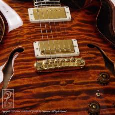 Paul Reed Smith [PRS] Private stock Hollow Body II 2011 Winter NAMM (Electric Tiger Smoked Burst)_10