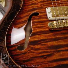 Paul Reed Smith [PRS] Private stock Hollow Body II 2011 Winter NAMM (Electric Tiger Smoked Burst)_11