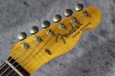 Fender Custom Shop 1960 Telecaster Custom Heavy Relic Black #CZ585761【3.47kg】_3