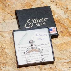 Elliott Capos Elliott Elite Banjo Capo Polished Finish/Top Bar 35.5mm/Flat  (B400PB)_2
